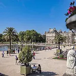 Warm And Bright Front Of Jardin Du Luxembourg