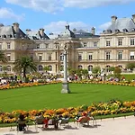 Warm And Bright Front Of Jardin Du Luxembourg